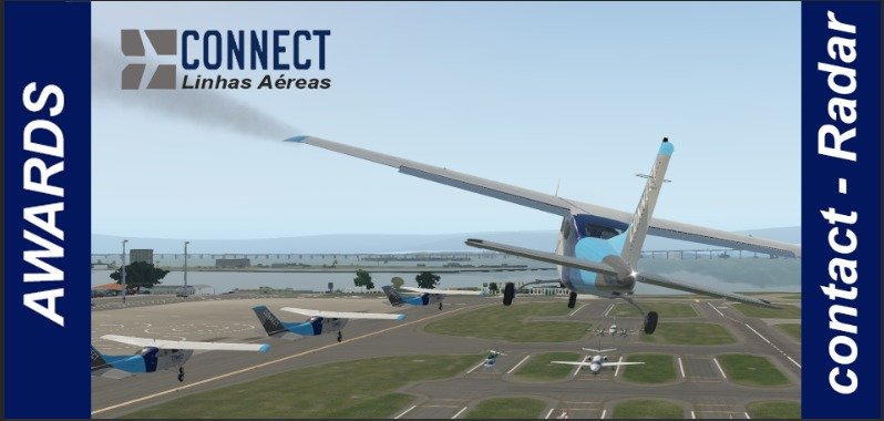 Award concedida a piloto que participou da Revoada PONTE AÉREA SDU / CGC